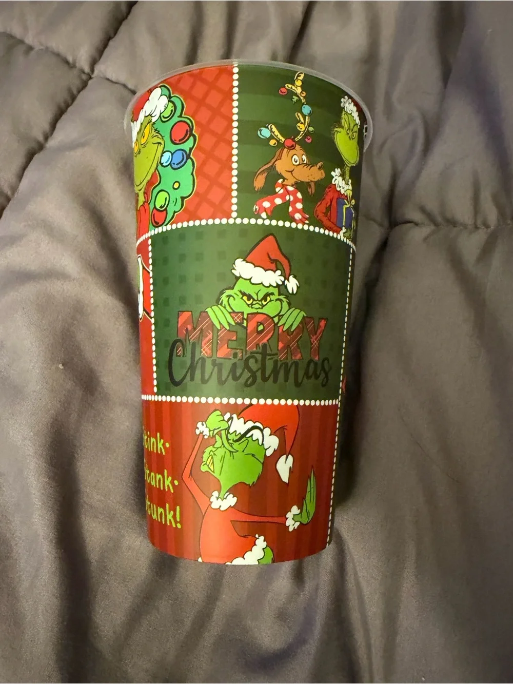 Grinch Merry Christmas Party Cup - Green & Red
